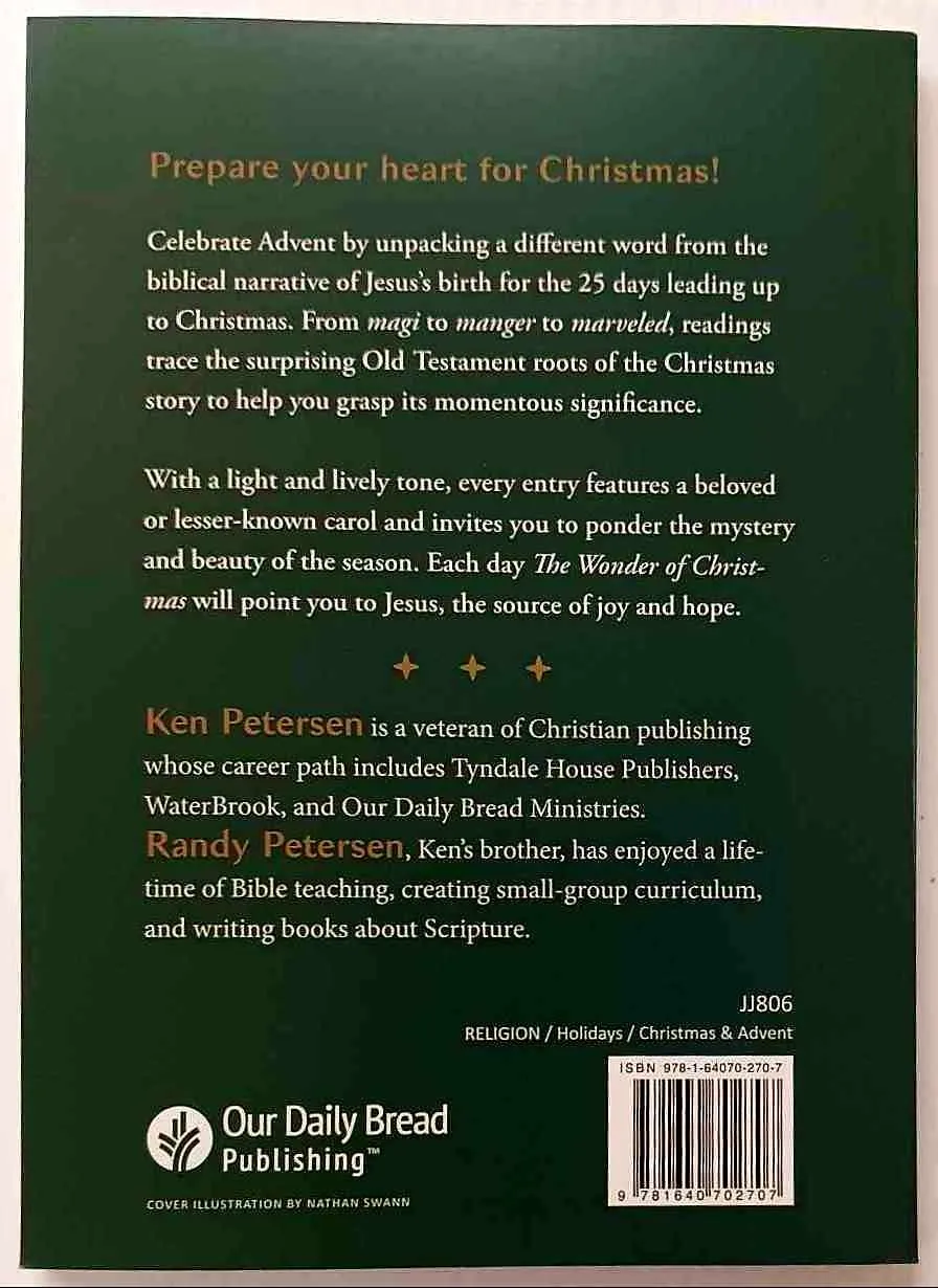 THE WONDER OF CHRISTMAS - Ken Petersen, Randy Petersen