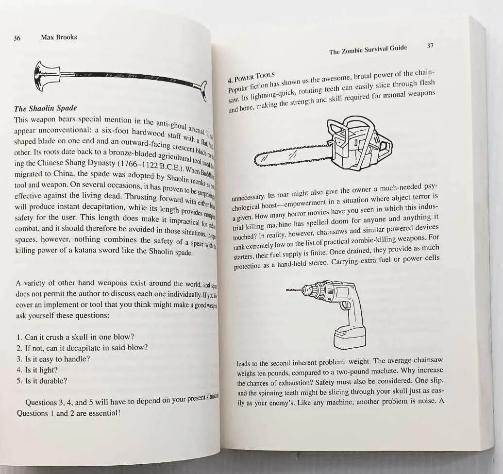 THE ZOMBIE SURVIVAL GUIDE - Max Brooks