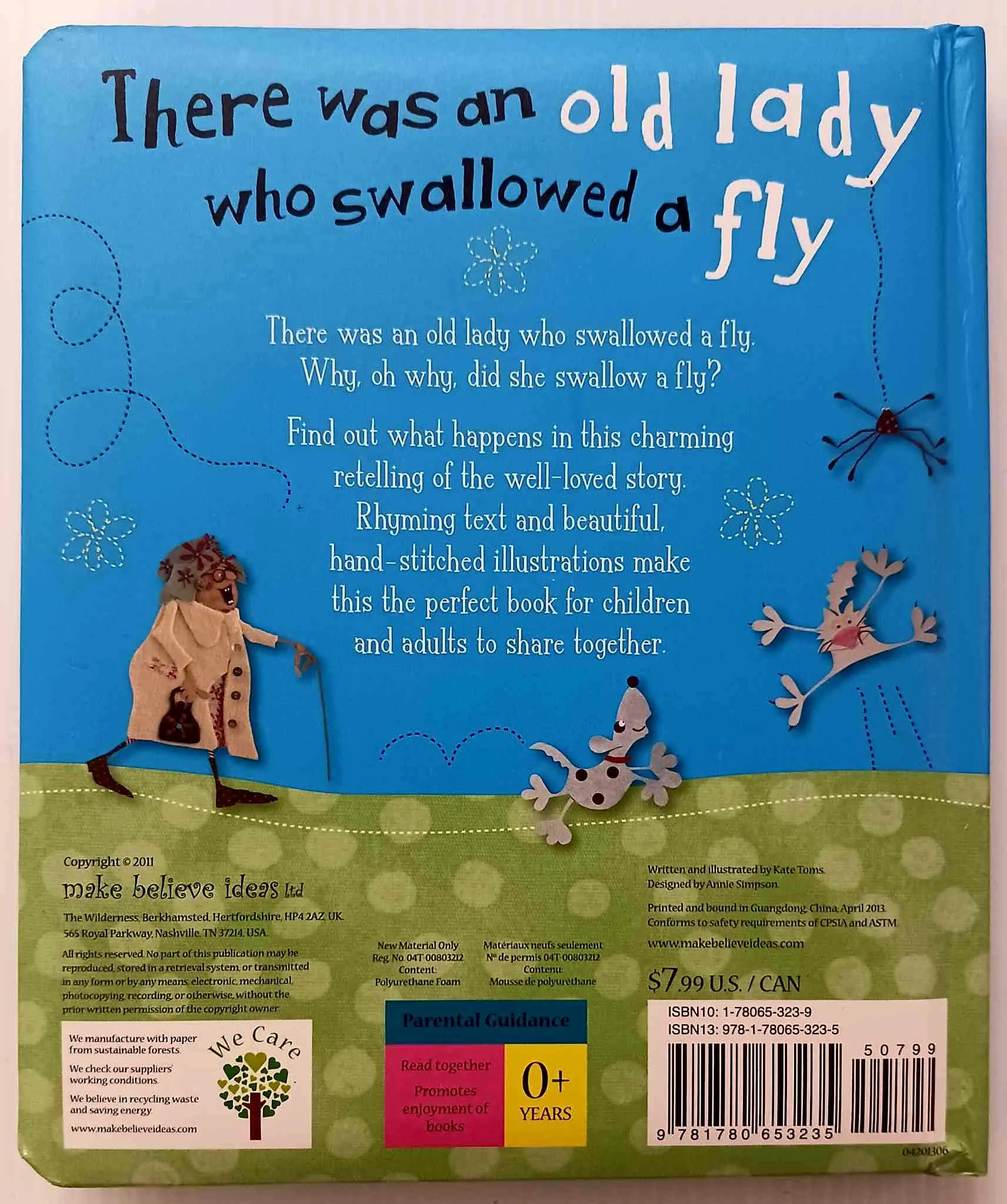THERE WAS AN OLD LADY WHO SWALLOWED A FLY - Kate Toms