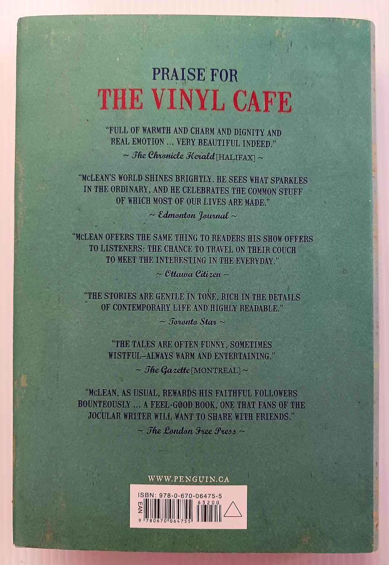 TIME NOW FOR THE VINYL CAFE STORY EXCHANGE - Stuart McLean
