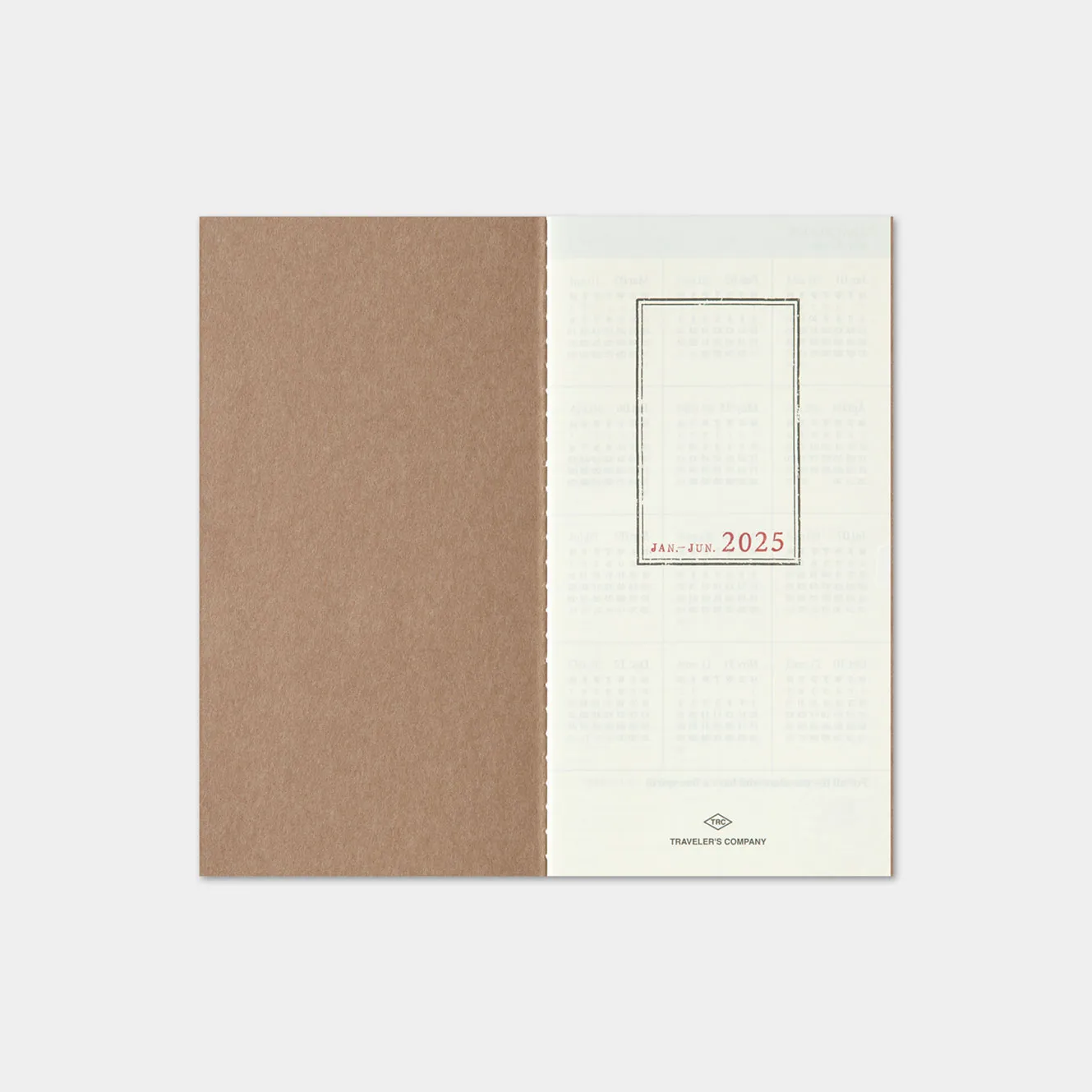 Traveler's Company - 2025 Diary - Insert - Regular - Weekly Memo