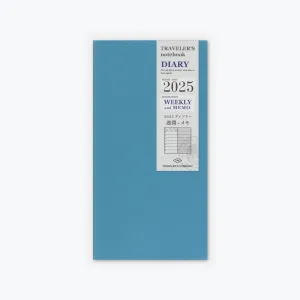 Traveler's Company - 2025 Diary - Insert - Regular - Weekly Memo