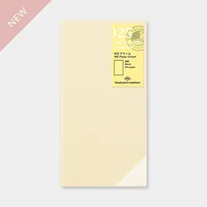 Traveler's Company - Inserts - Regular - 025 MD Cream Paper