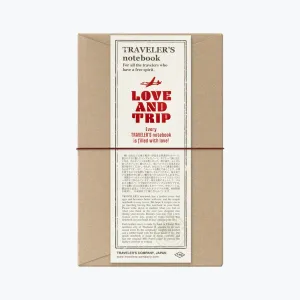 Traveler's Company - Traveler's Notebook - LOVE AND TRIP - Regular