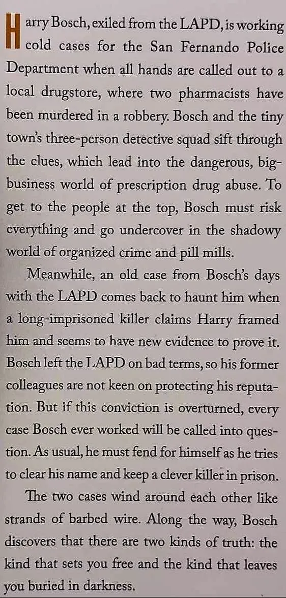 TWO KINDS OF TRUTH - Michael Connelly