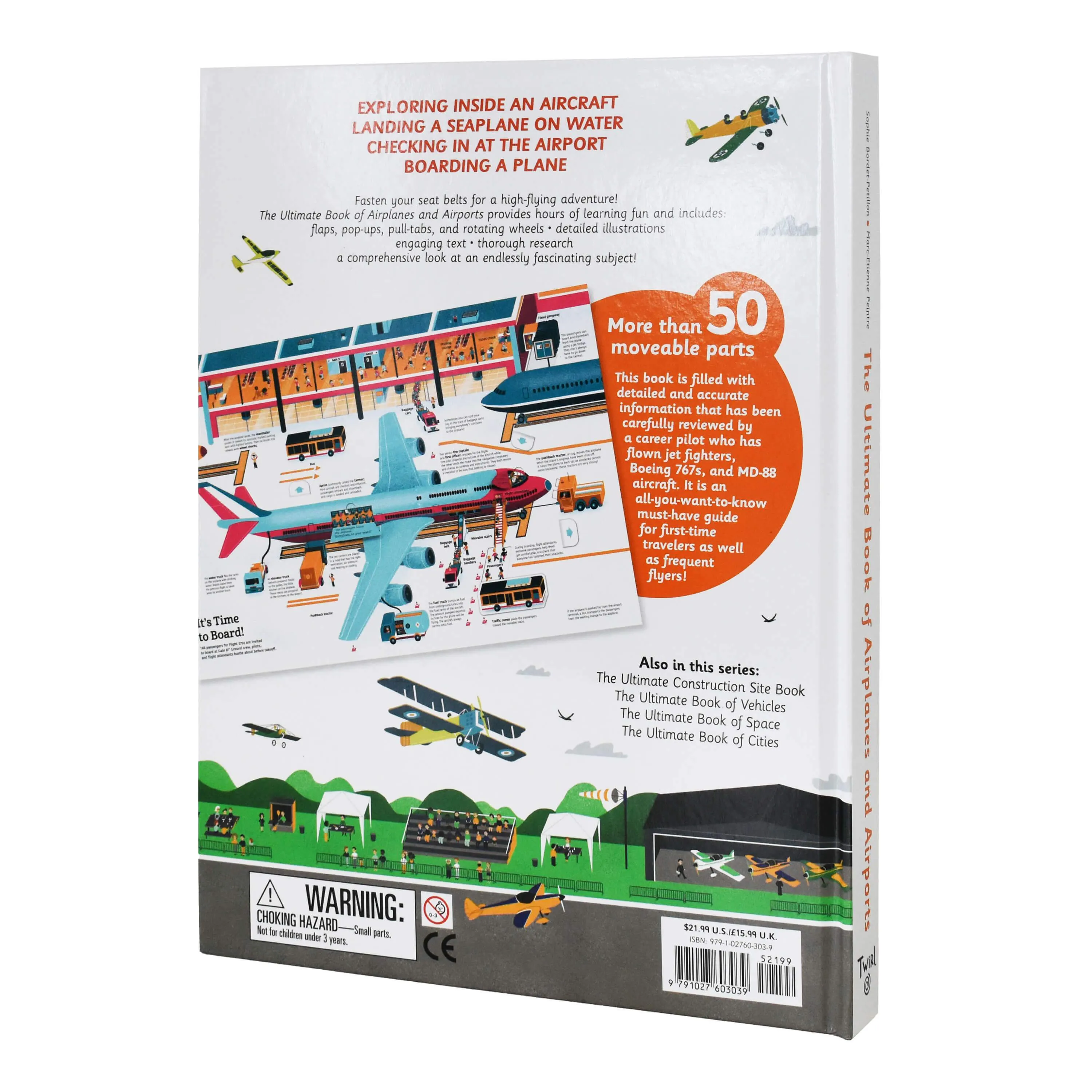 Ultimate Book of Airplanes and Airports by Sophie Bordet-Petillon - Ages 0-5 - Hardback