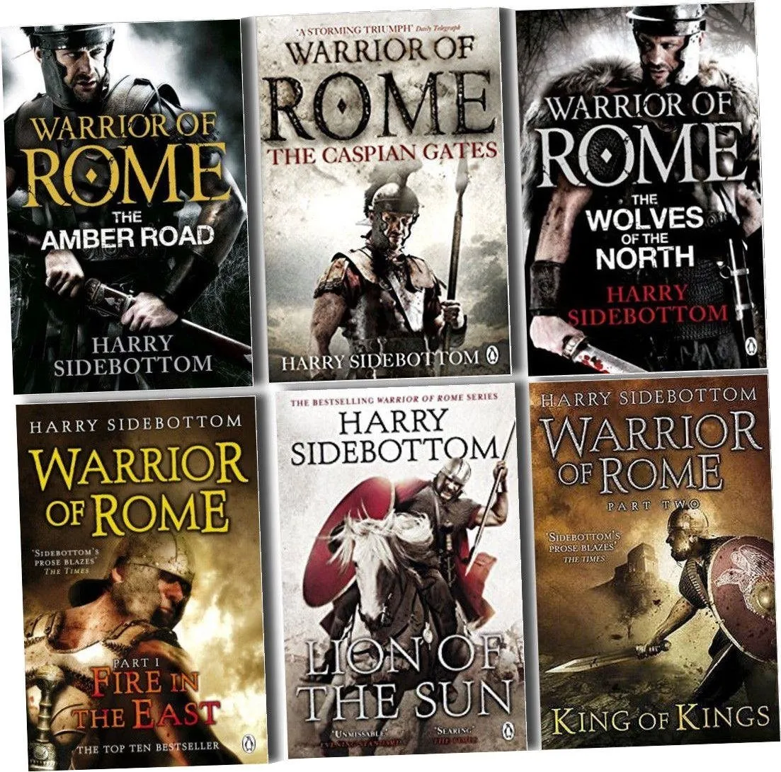 Warrior of Rome Series 6 Books Collection Set - Paperback - Harry Sidebottom