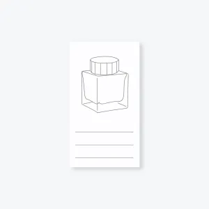 Wearingeul - Ink Swatch Cards - Bottle - Vertical