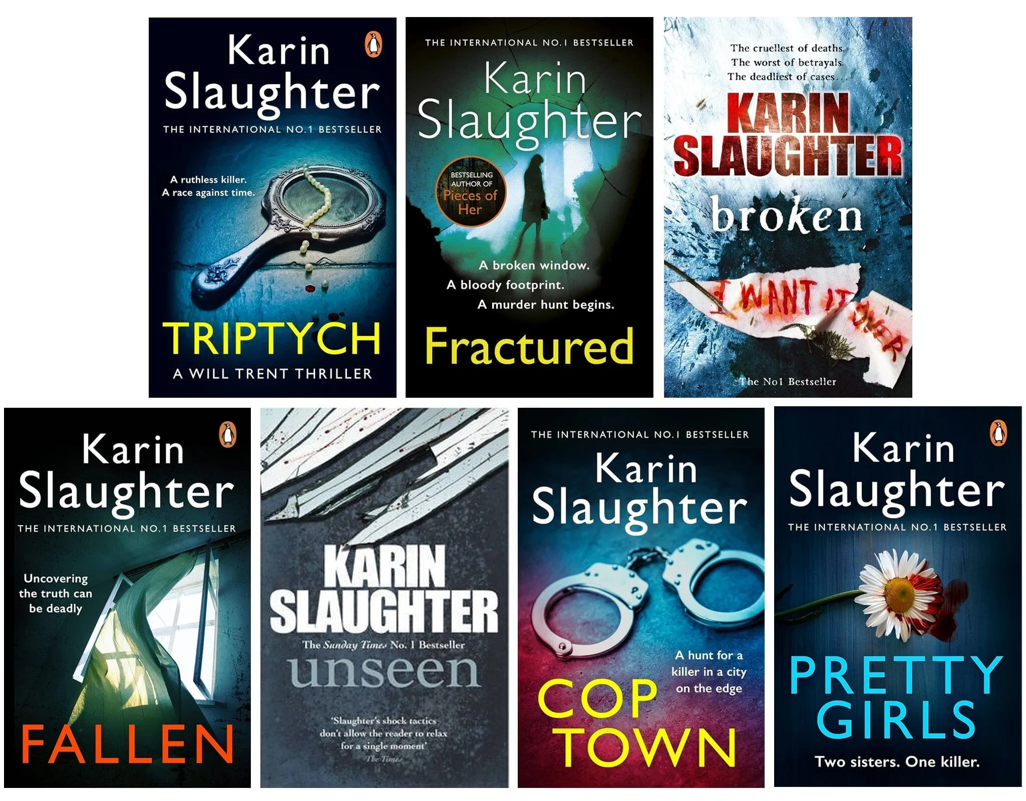 Will Trent and More 7 Books Collection Set by Karin Slaughter - Fiction - Paperback