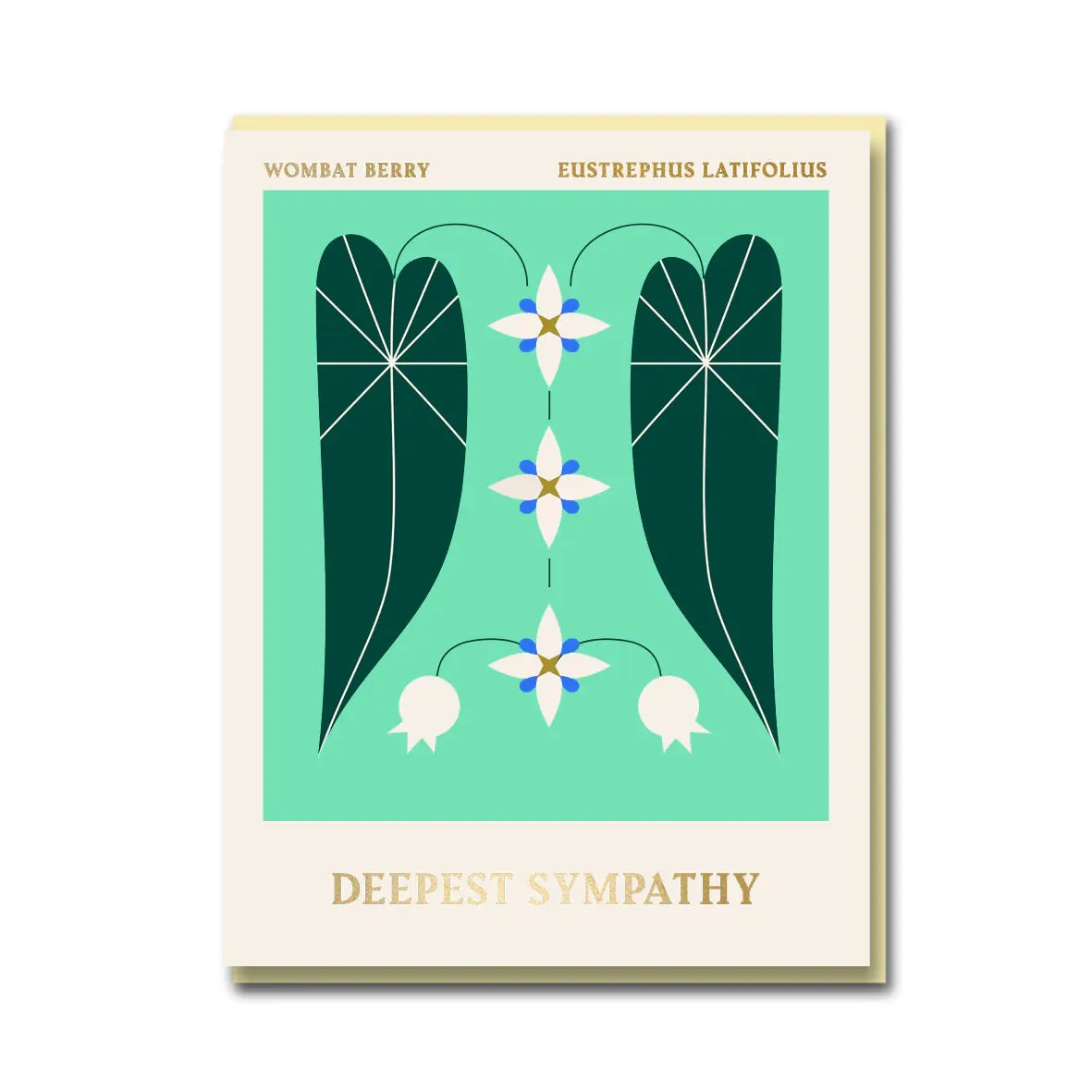 Wombat Berry Deepest Sympathy Card