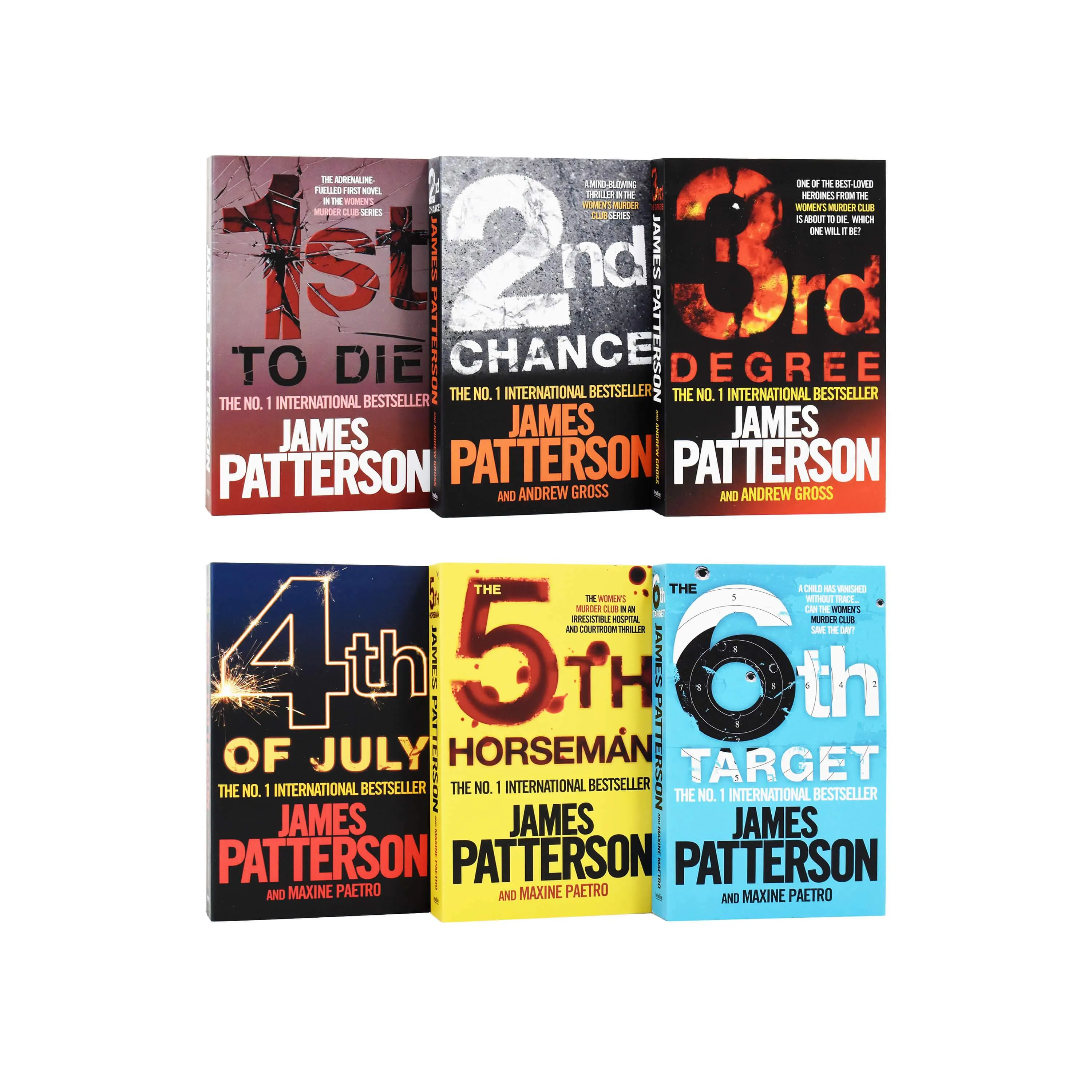 Women's Murder Club by James Patterson: Books 1-6 Collection Set - Fiction - Paperback