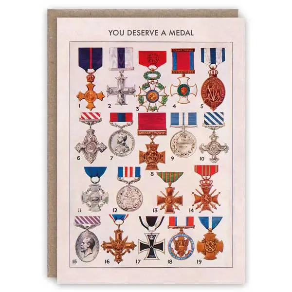 You Deserve a Medal Card
