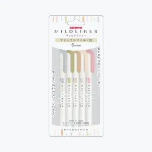 Zebra - Highlighter - Mildliner Double Sided - Neutral Set